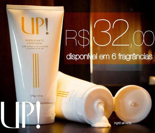 Hidratante Corporal com Extrato de Algodão e essência da UP!